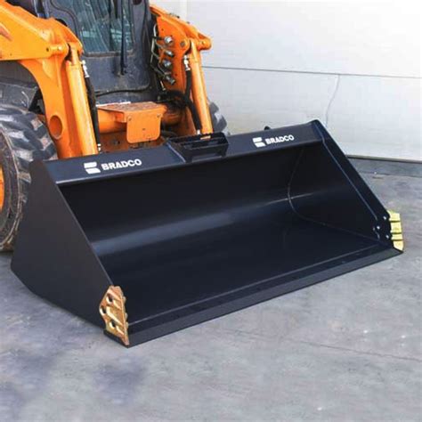 bradco skid steer rock buckets|high volume skid steer bucket.